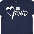 thumbnail image 4 of Inktastic Be Kind with Heart Ribbon in White Text Boys or Girls Toddler T-Shirt, 4 of 5