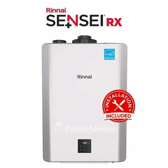 RINNAI RX160iN Lease-to-Own - INSTALLED - Condensing Tankless Water Heater - 9 GPM