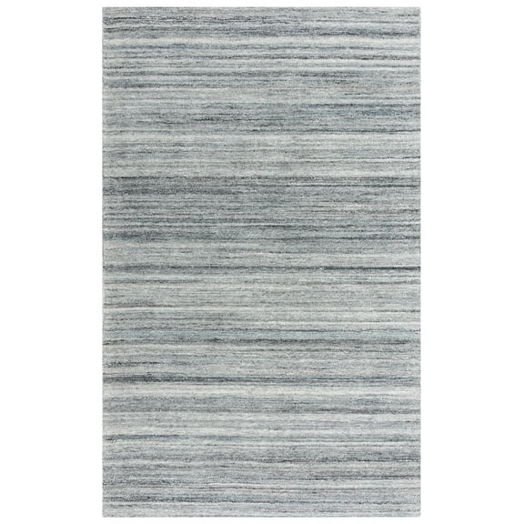 Gatney Rugs Coastal Area Rug SEA102 Gray Banded Rows 8' 6" x 11' 6" Rectangle