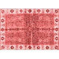 thumbnail image 1 of Ahgly Company Machine Washable Indoor Rectangle Oriental Red Traditional Area Rugs, 5' x 8', 1 of 4