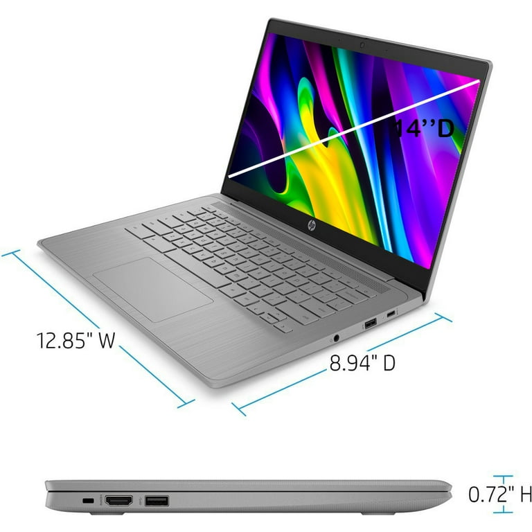 HP 14 Inch Chromebook - Intel Celeron, 4GB RAM, 64GB eMMC, WiFi