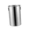 thumbnail image 3 of CarpNettore Stainless Steel Bucket with Lid Beverage Drink Dispenser Milk Pail for Household 25x40cm, 3 of 9
