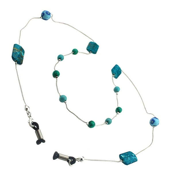Decoración Anteojos Cadena Gafas Retenedor Soporte Cord - Azul, 6mm Salvador Accesorios para gafas