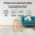 thumbnail image 5 of Dznils Baby Splat Mat for Under High Chair, Waterproof Non-Slip Floor Mat, 53" x 53", Gray Arrow, 5 of 12