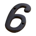 thumbnail image 2 of hengsof House Numbers, Modern House Numbers for Outside Address Numbers House Number Signs for Outside Home Door Mailbox Garden Street Zinc Alloy Black House Number, 2 of 2