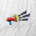 thumbnail image 2 of Comic Megaphone Alarm T-Shirt | Comic Art White Tee Gift, 2 of 5