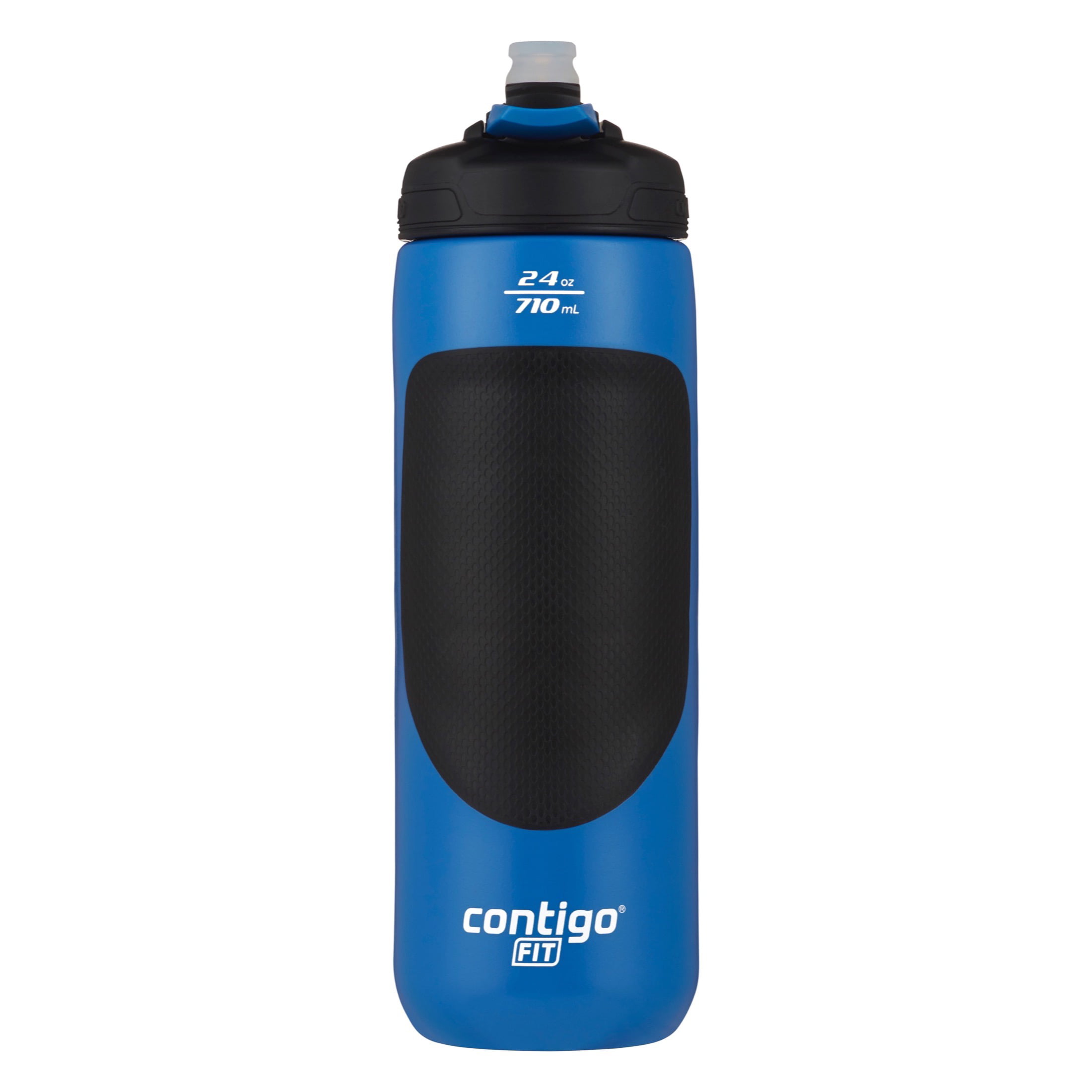 Contigo Fit Plastic Water Bottle with AUTOSPOUT Straw Lid, Blue Amp, 32 fl  oz.