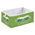 thumbnail image 2 of Iauyy Foldable Home Closet Storage Bins - Waterproof 300D Oxford Rectangle Baskets with Handles for Clothing Storage Books，Beer Glass, 2 of 6