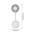 thumbnail image 3 of Clip On Mini Fan,Dual Purpose Magnetic and Clamp Base Enables Flexible Multi Spot Fixation,Rechargeable Three Speed Portable Cooling Fan for Youngster Desk Bedside and Outdoor Stroller Cooling, 3 of 6