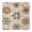 Vintage Floral (85), variant on Bohemian Style Floral Print Square Table Cover 34x34 Inch with Elastic Edge for Snug Fit on Indoor Outdoor Patio Dining Tables