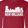 thumbnail image 4 of Inktastic New Orleans Skyline Grunge Long Sleeve T-Shirt, 4 of 5