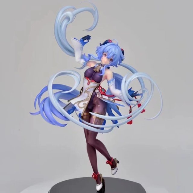 Figura de impacto Genshin de 22CM, figura estática GanYu 1/7, juego Genshin Impact, decoración coleccionable, Anime, colección de PVC, muñecos de juguete Gong Bohan LED