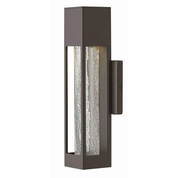 One Light Outdoor Small Wall Mount in Modern Style 4.75 inches Wide By 14 inches High-Bronze Finish Bailey Street Home 81-Bel-2332990