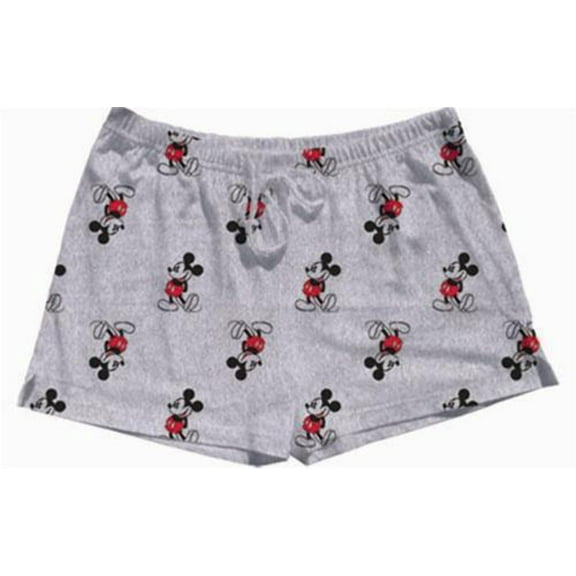Disney Kickback Mickey All Over Print Junior Knit Short, S-2XL (Women's)