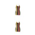 thumbnail image 2 of Vestido de malla sexy Qarigey Hollow Estética Sundress Transpirable Slim Clubwear Playa Vacaciones Verano Moda Ropa XL, 2 of 6
