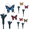 thumbnail image 1 of Estacas de Mariposa CUTICAT Decoración de Jardín Energía Solar Colorida, 1 of 8