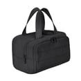 thumbnail image 2 of Neceser de viaje portátil, bolsa de cosméticos de gran capacidad, bolsa de aseo abierta para Negro, 2 of 9