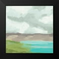 thumbnail image 2 of Vess, June Erica 20x20 Black Modern Framed Museum Art Print Titled - Harbor Horizon II, 2 of 5