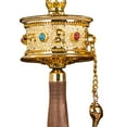 thumbnail image 6 of Colcolo Prayer Wheel Buddha Handheld Hand Held Prayer Wheel for Praying Relaxing Men, 6 of 7