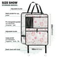 thumbnail image 3 of Pink owls floral seamless pattern 164 Pack Kick Mat Back Seat Protector With Storage Pockets, Universal Car Seat Back Organizer For Pets, Waterproof Backseat Protector For Most Car, 3 of 5