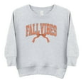 thumbnail image 3 of Varsity Fall Vibes Coquette - Toddler Graphic Sweatshirt and Youth Graphic Sweatshirt, 3 of 15