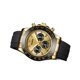 thumbnail image 5 of Reloj de pulsera analógico para hombre, con carcasa de acero y correa de silicona, esfera de 40 mm de diámetro, ideal para aniversario de padre y, 5 of 8