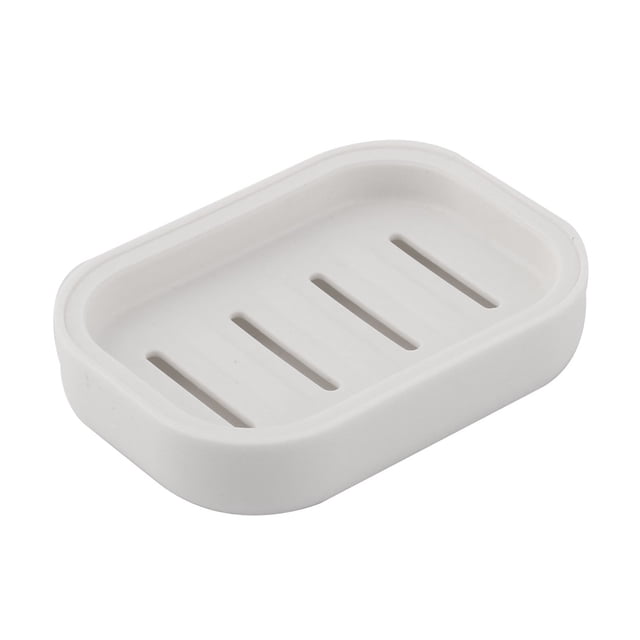 Caja organizadora de jabón para baño de senderismo al aire libre blanca