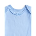 thumbnail image 2 of Wonder Nation Baby Girls Bodysuit with Short Sleeves, 3-Pack, Sizes 0M-24M, 2 of 4