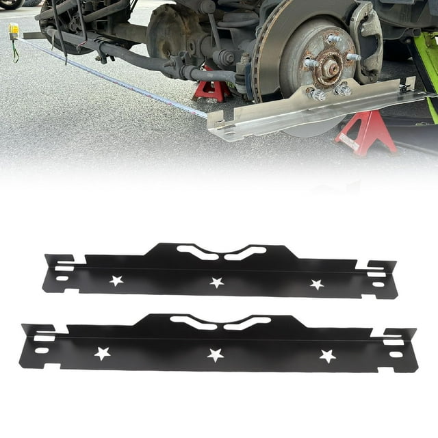 HERRAMIENTA DE ALINEACINO DE RUEDAS, Placa de Alineación de Ruedas de Acero inoxidable para UTV ATV