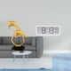 thumbnail image 2 of Figura de delfín,Colección de adornos de escritorio con figuras de delfines,Reloj de pared digital,Reloj de pared digital multifuncional para oficina,Reloj de escritorio de pantalla grande y, 2 of 8