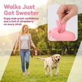 thumbnail image 2 of Extra Thick Biodegradable Dog Poop Bags with Sweet Strawberry Scent, Heavy Duty Leak-Proof Pet Waste Bags, 9" x 13" Eco-Friendly Refill Rolls for All Breeds, Premium Outdoor Dog Walking Supplies, 2 of 11