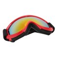thumbnail image 3 of Gafas de nieve antivaho de doble capa, con protección UV y resistentes al viento para deportes de invierno extremos Gafas de esquí rojas, 3 of 8