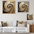 thumbnail image 4 of Designart "Elegant Black Pottery Spirals" Abstract Spirals Floater Framed Canvas Art Print, 4 of 5