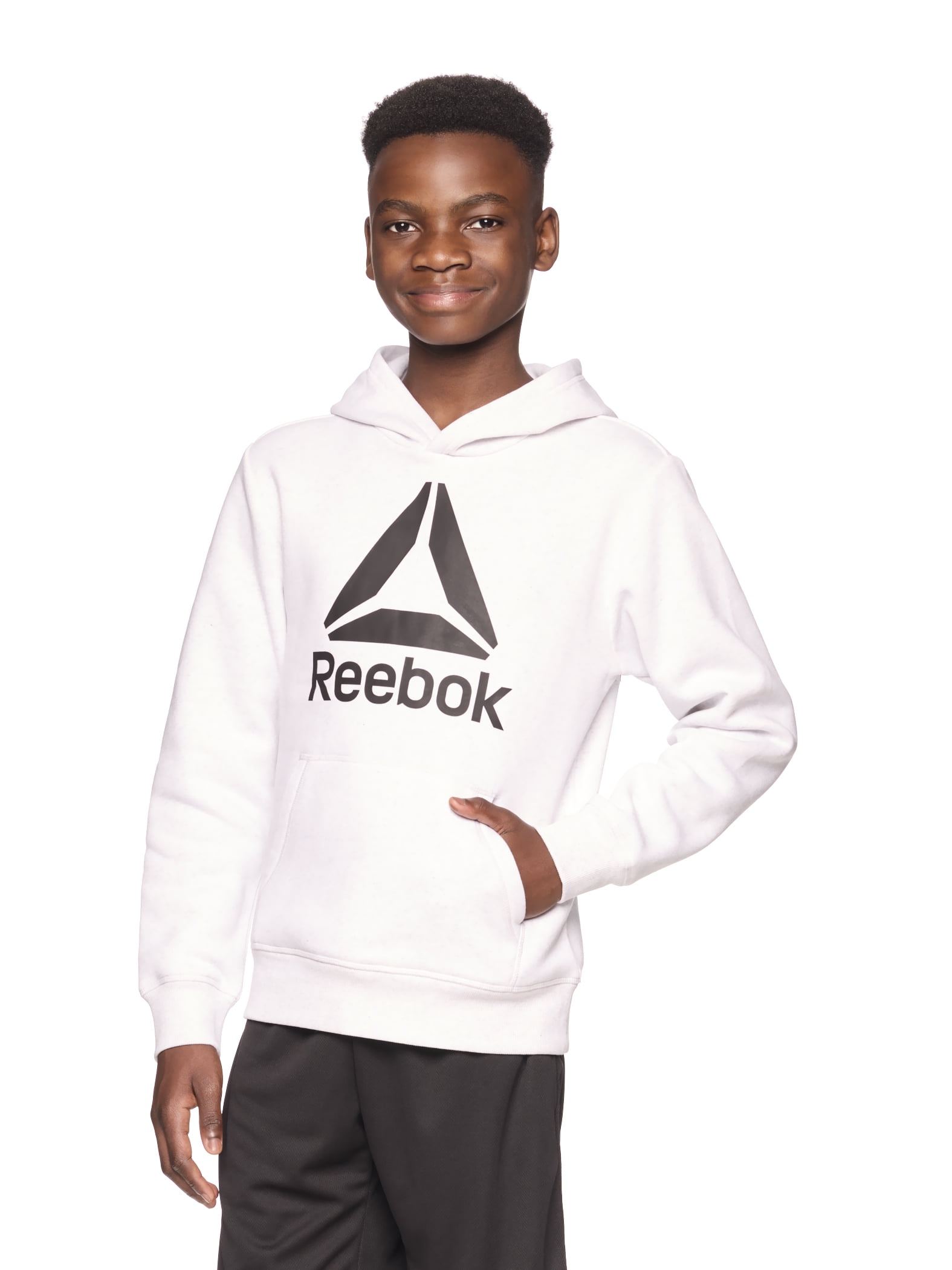 Reebok Kid's Unisex Game Day Fleece Hoodie, Sizes 4-18