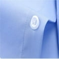 thumbnail image 5 of LYMAYTER Unisex Office Shirt Long Sleeve Business Formal Shirt Casual Wrinkle-Free Work to Weekend Top, 5 of 6