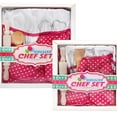 thumbnail image 3 of FUTUREORYY Pink Pretend Play Kitchen Toy Set for Kids Playing Made of Safe Durable Plastic 11Pcs, 3 of 5