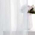 thumbnail image 4 of Solid Sheer Color Curtains, Semi Blackout Chiffon Curtains, Bedroom and Living Room Decoration, 2Pcs, 4 of 5
