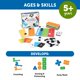 thumbnail image 5 of Juego de herramientas matemáticas Learning Resources Rainbow diez Marcos 140 piezas, 5 of 6