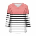 thumbnail image 4 of Hurxie Womens Tops Short Sleeve Shirts Summer Outfits Spring Dressy Casual Clothes Clothing Orange 5XL, 4 of 5