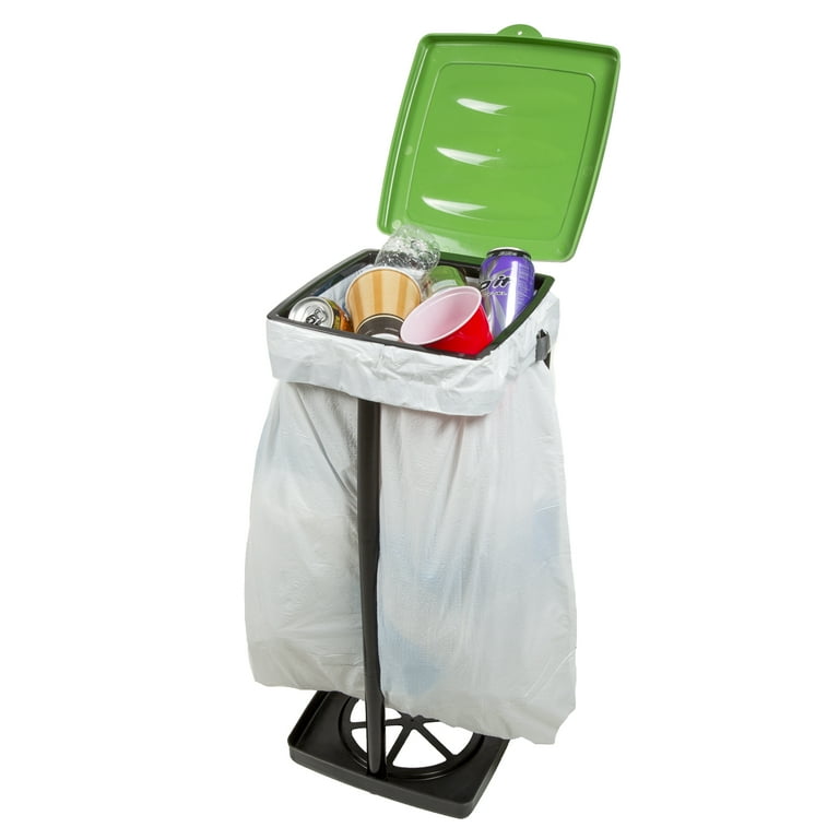Folding Waste Bin Counter top Trash Can With Bag Holder 7L,10L Folding  Small Bag