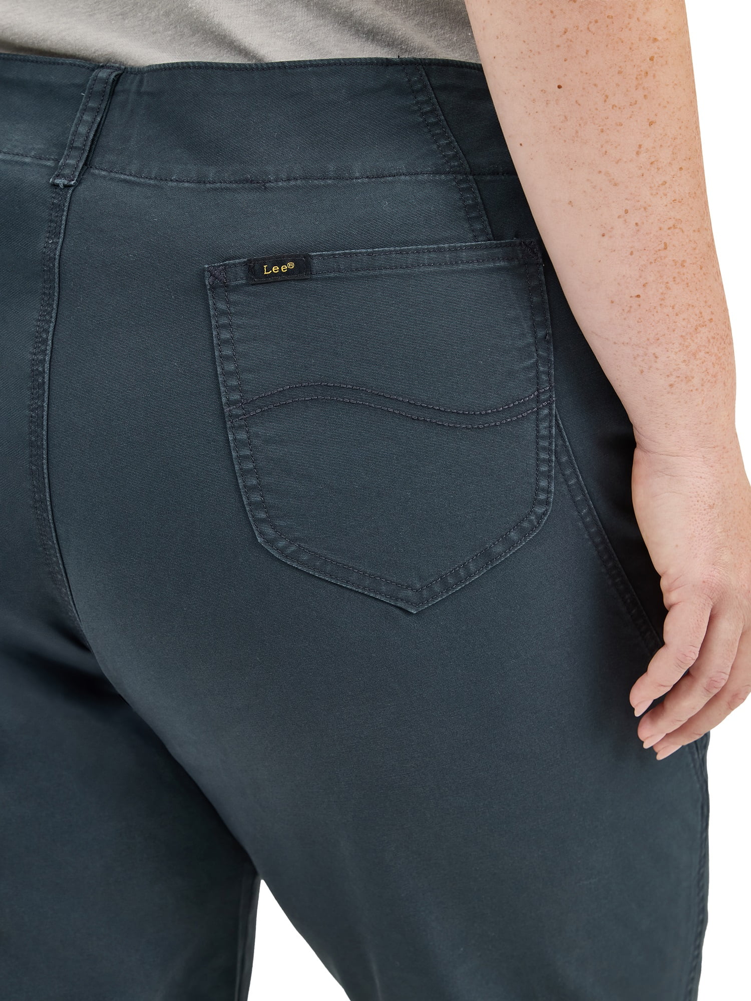 Lee Women's Plus Size Midrise Capri
