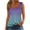 Multicolor, variant on Women's Tank Top Casual V Neck Cotton Camisole Gradient Color Printing Wide Straps Sleeveless T-Shirts Blouses Women Loose Summer Vests Tops