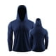 thumbnail image 2 of Camisas para Hombres Manga Larga Protección Solar SPF 50+ UV Tops Color Sólido Casual Deportes Sudaderas, 2 of 2