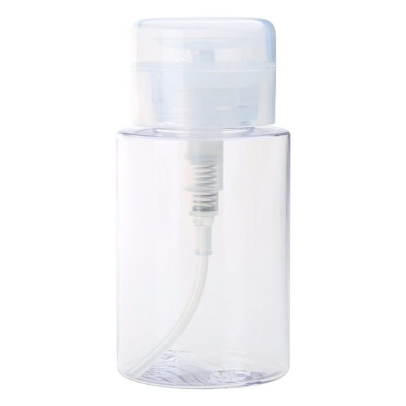 100-200ml Push Down Dispenser Nail Polish Remover Pump Empty Bottle Dispensers Liquid Bottles Container