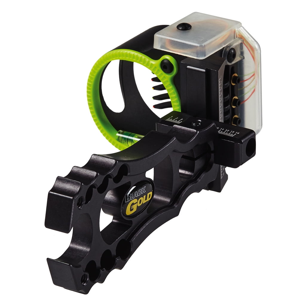 Black Gold Widow Maker Sight Black 5 Pin .019 RH