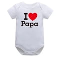 thumbnail image 3 of Ropa de bebé para recién nacido, mono infantil para niños y niñas, Pelele de manga corta con estampado de letras, monos para niños pequeños de 0 a 12 meses, 3 of 4