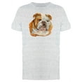 thumbnail image 1 of English Bulldog Painting T-Shirt Men -Image by Shutterstock, Male Large, 1 of 2