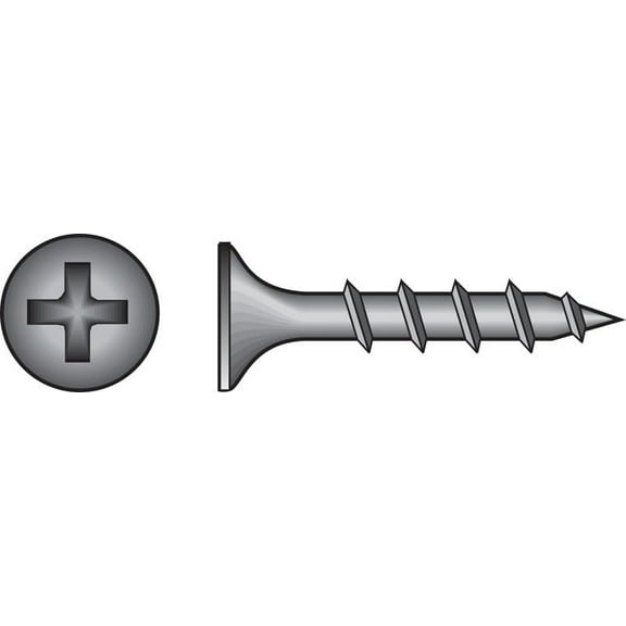 Hillman Drywall Screws No. 6 X 1 " Black Phosphate Coated Phillips Coarse Steel