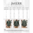 thumbnail image 3 of JMIERR Men Button Down Regular Fit Long Sleeve Plaid Flannel Casual Shirts, 3 of 6