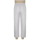 thumbnail image 5 of Pantalones largos para hombre, moda informal, lisos, con cremallera, bolsillos, pantalones acampanados, pantalones de poliéster para hombre., 5 of 7
